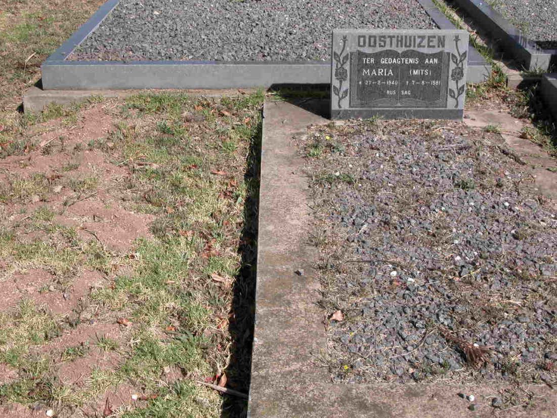 OOSTHUIZEN Maria 1940-1981