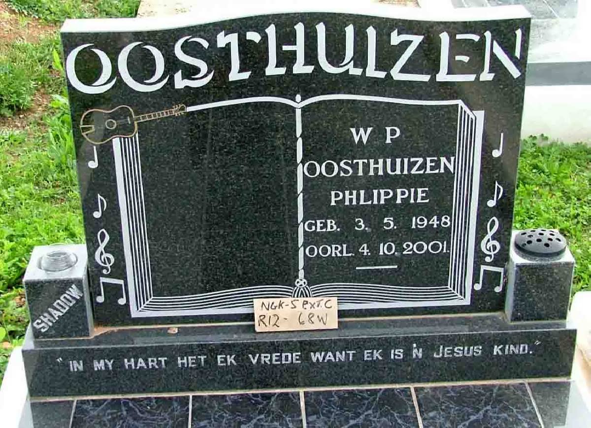 OOSTHUIZEN W.P. 1948-2001