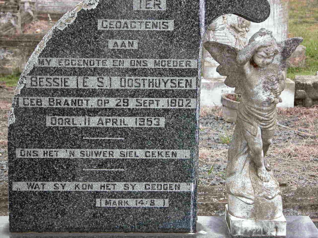 OOSTHUYSEN E.S. nee BRANDT 1902-1953