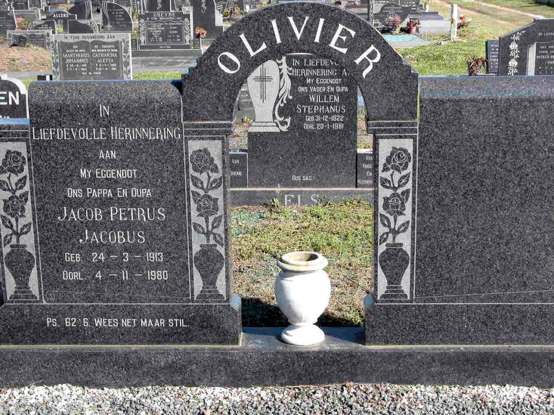 OLIVIER Jacob Petrus Jacobus 1913-1980