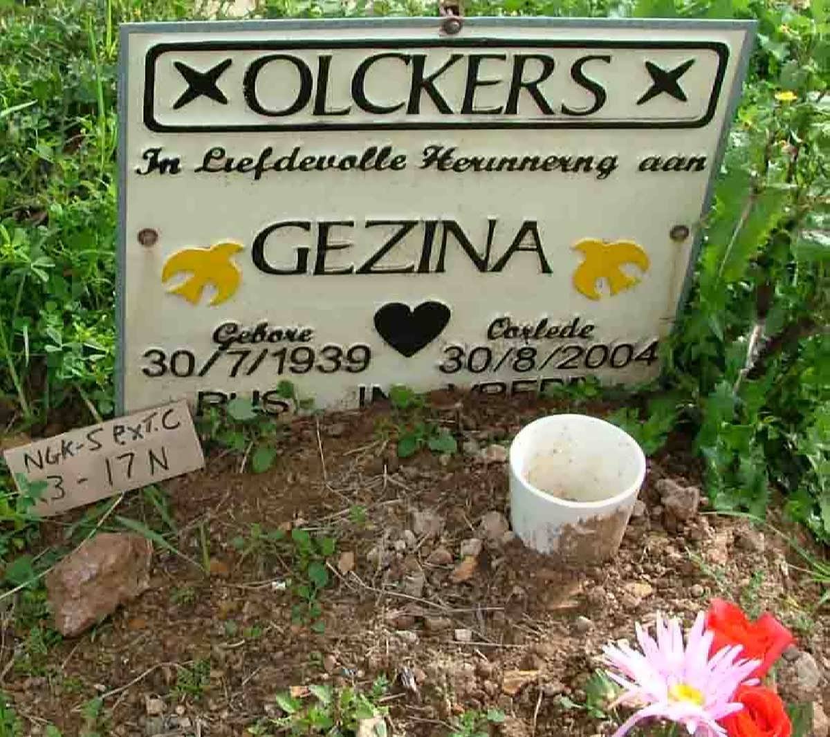 OLCKERS Gezina 1939-2004