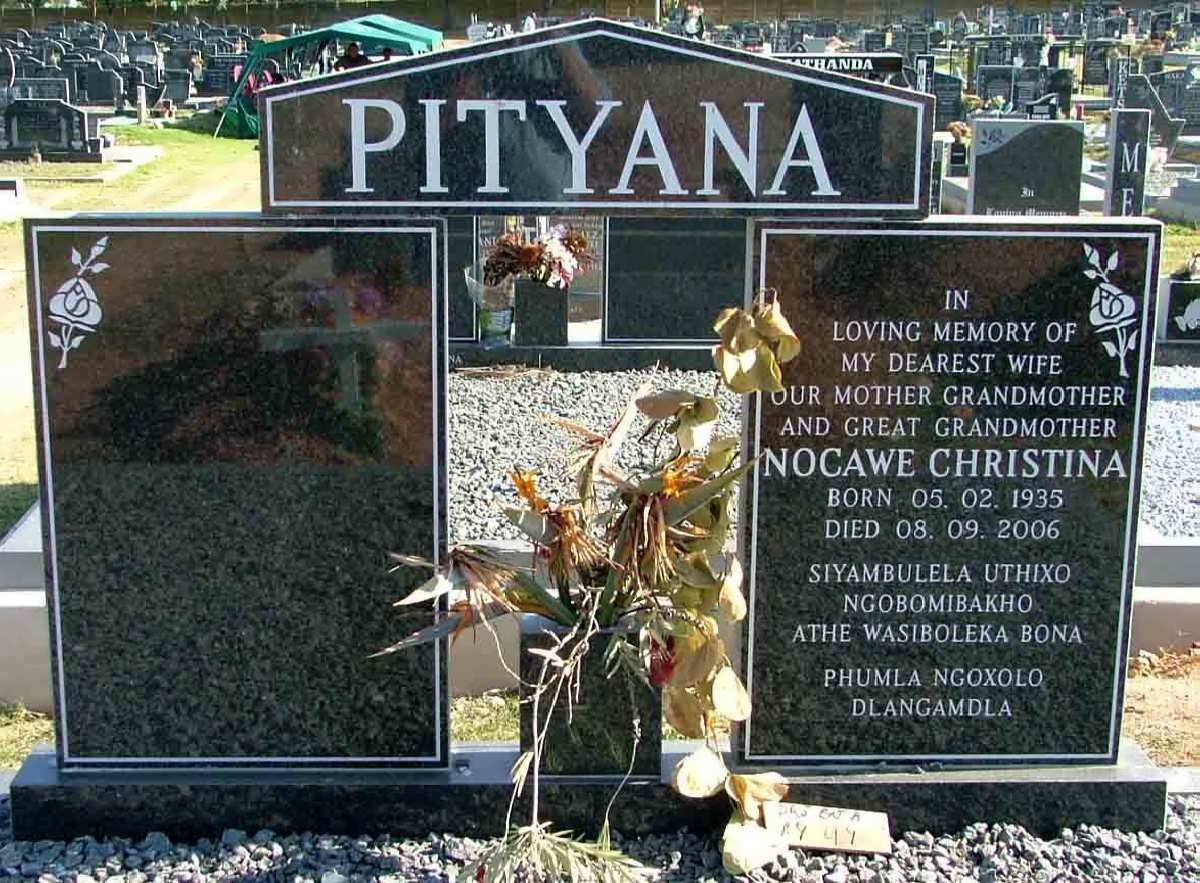 PITYANA Nocawe Christina 1935-2006