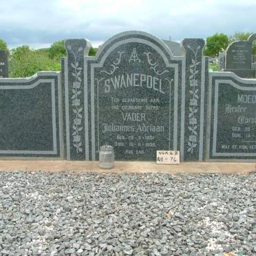 SWANEPOEL Johannes Adriaan 1881-1958 &amp; Hester Johanna Carolina 1890-1954