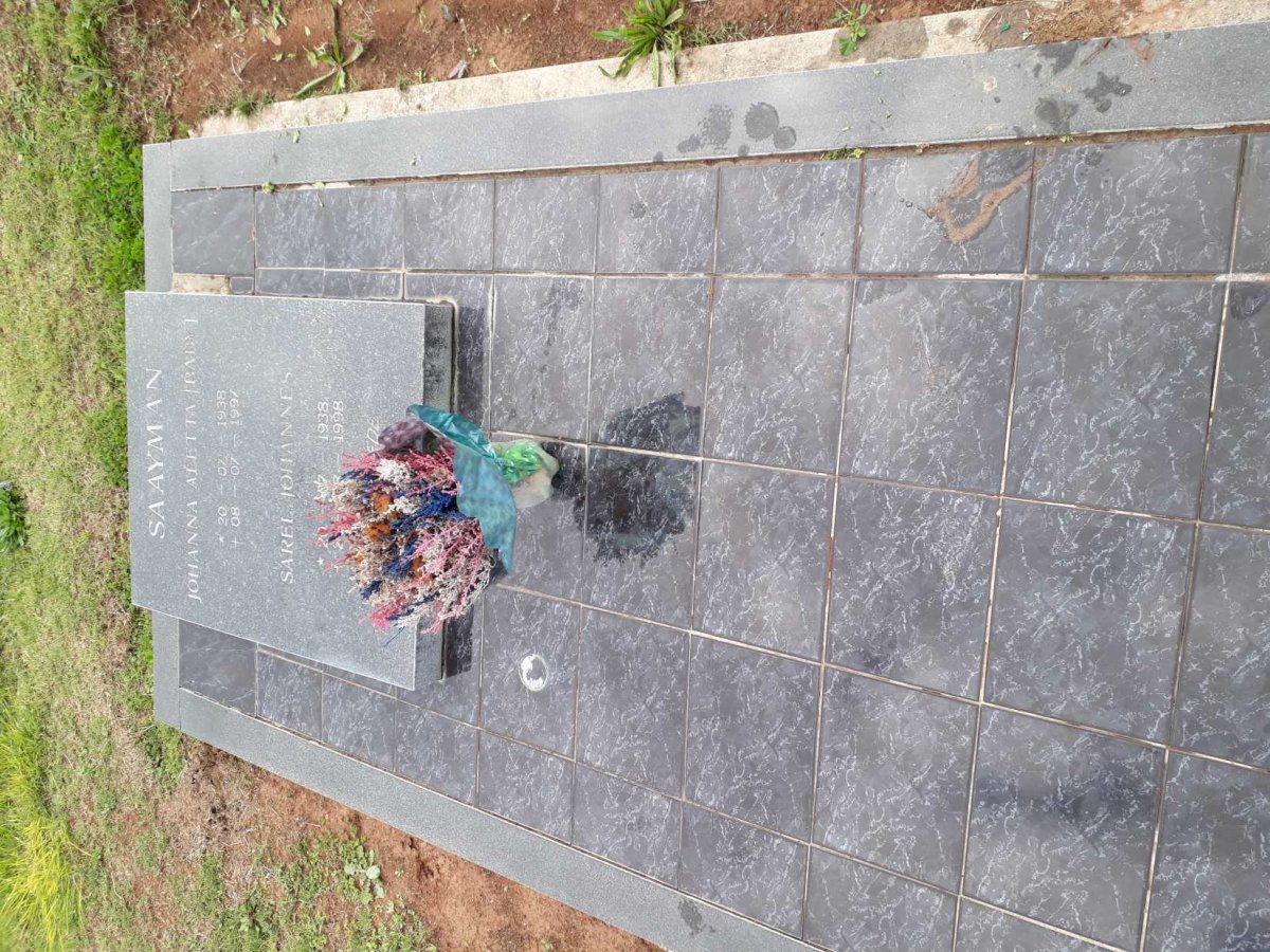 SAAYMAN Sarel Johannes 1938-1998 &amp; Johanna Aletta 1938-1997