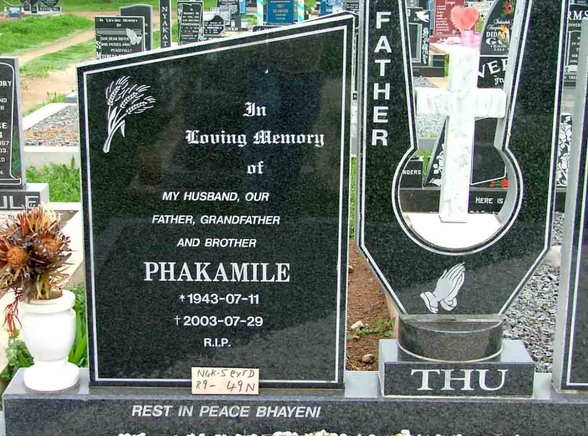 THU Phakamile 1943-2003