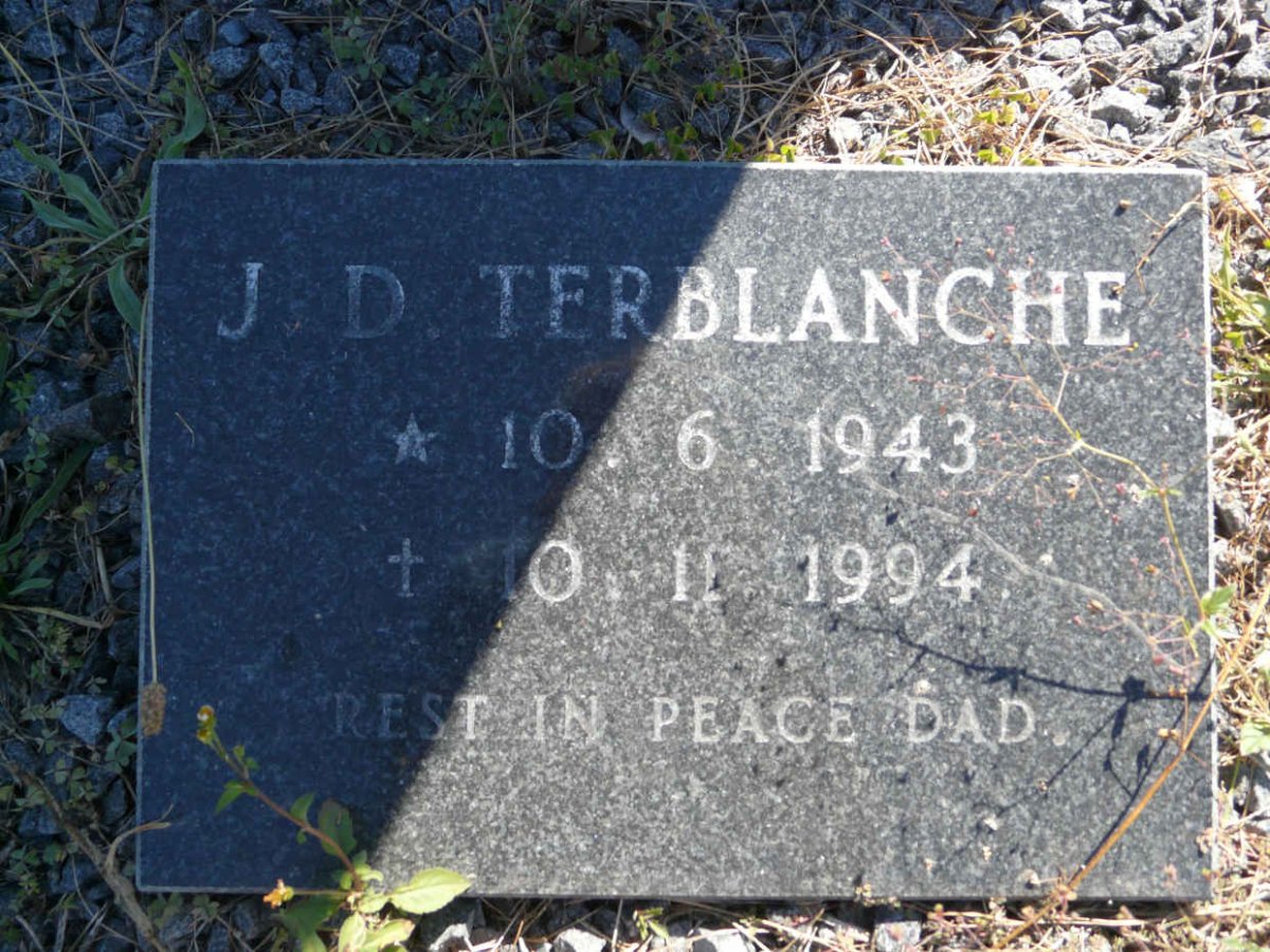 TERBLANCHE J.D. 1943-1994