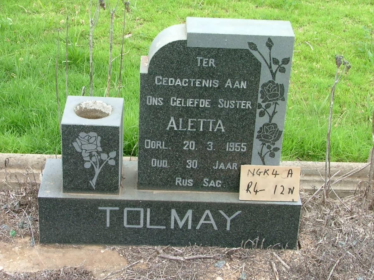 TOLMAY Aletta -1955