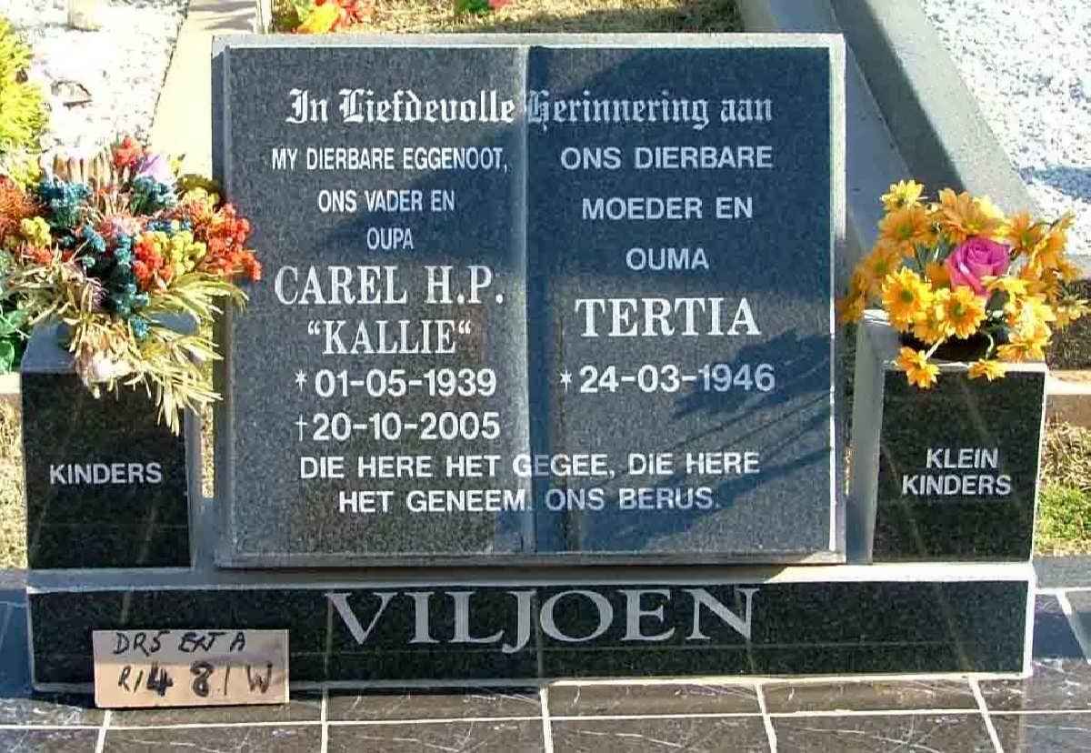 VILJOEN Carel H.P. 1939-2005 &amp; Tertia 1946-