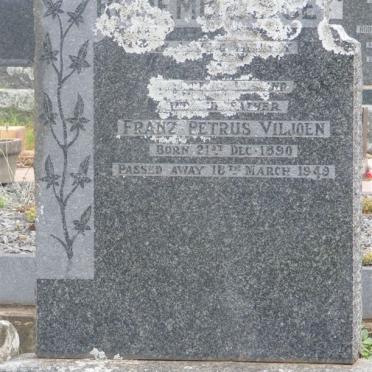 VILJOEN Franz Petrus 1890-1949