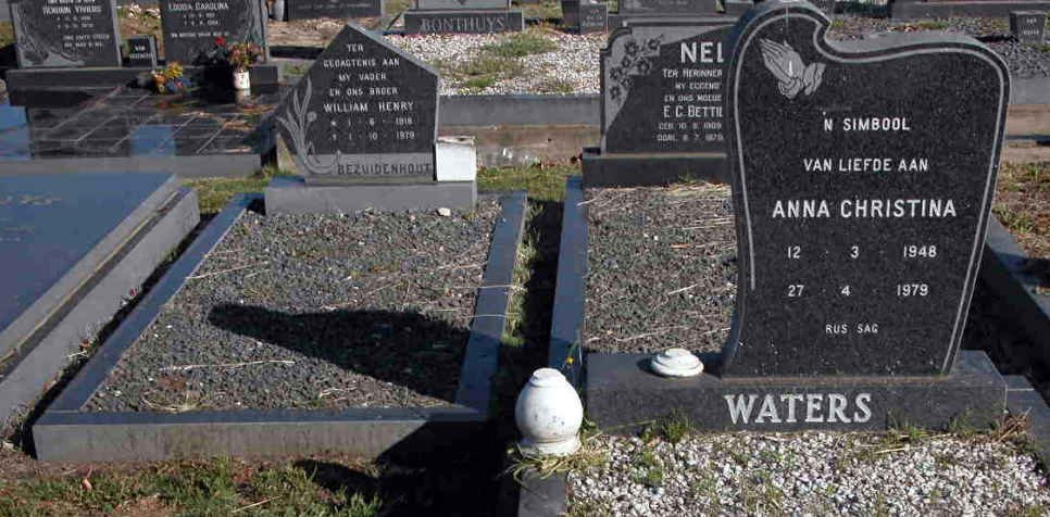 WATERS Anna Christina 1948-1979
