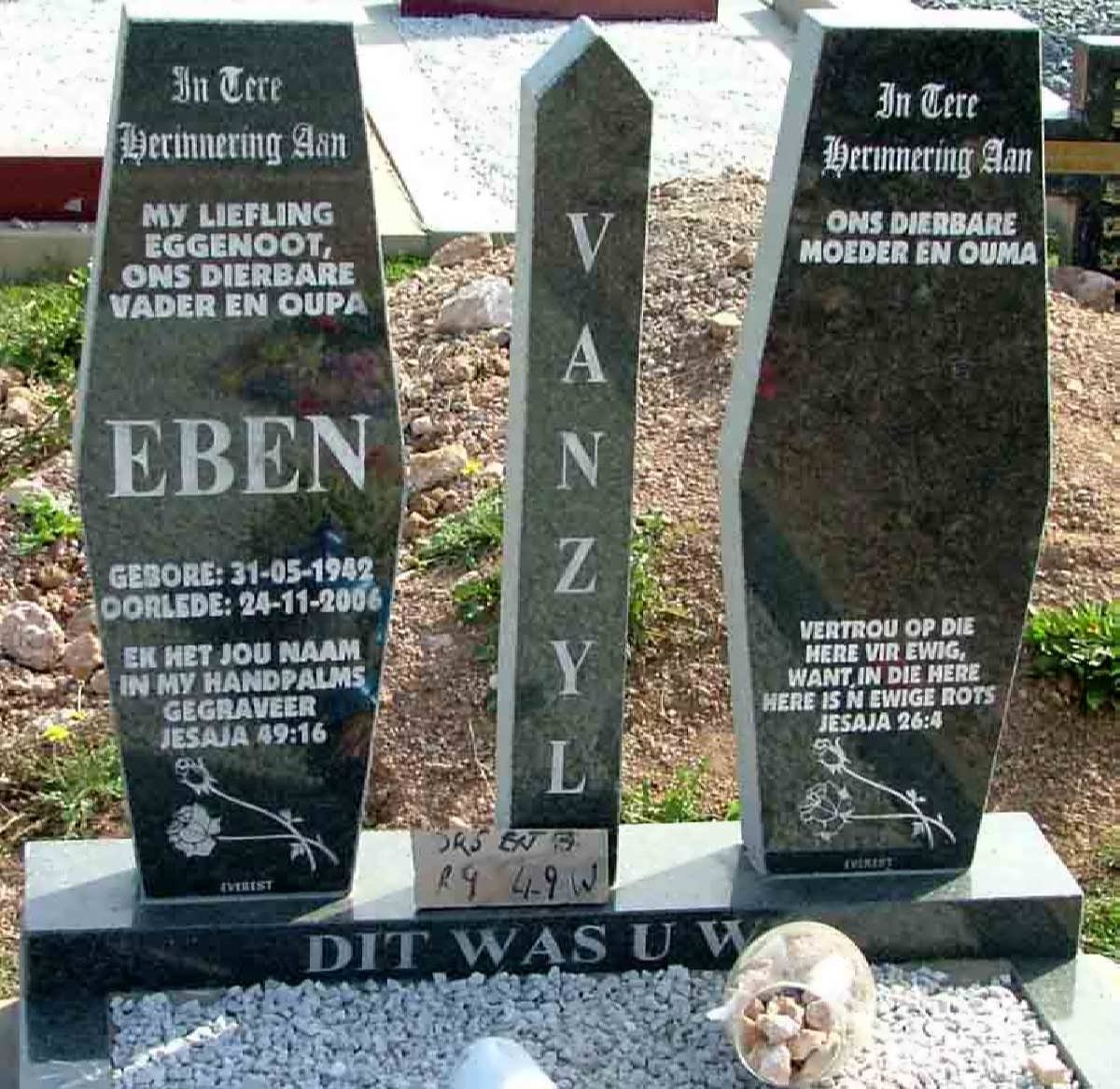 ZYL Eben, van 1942-2006