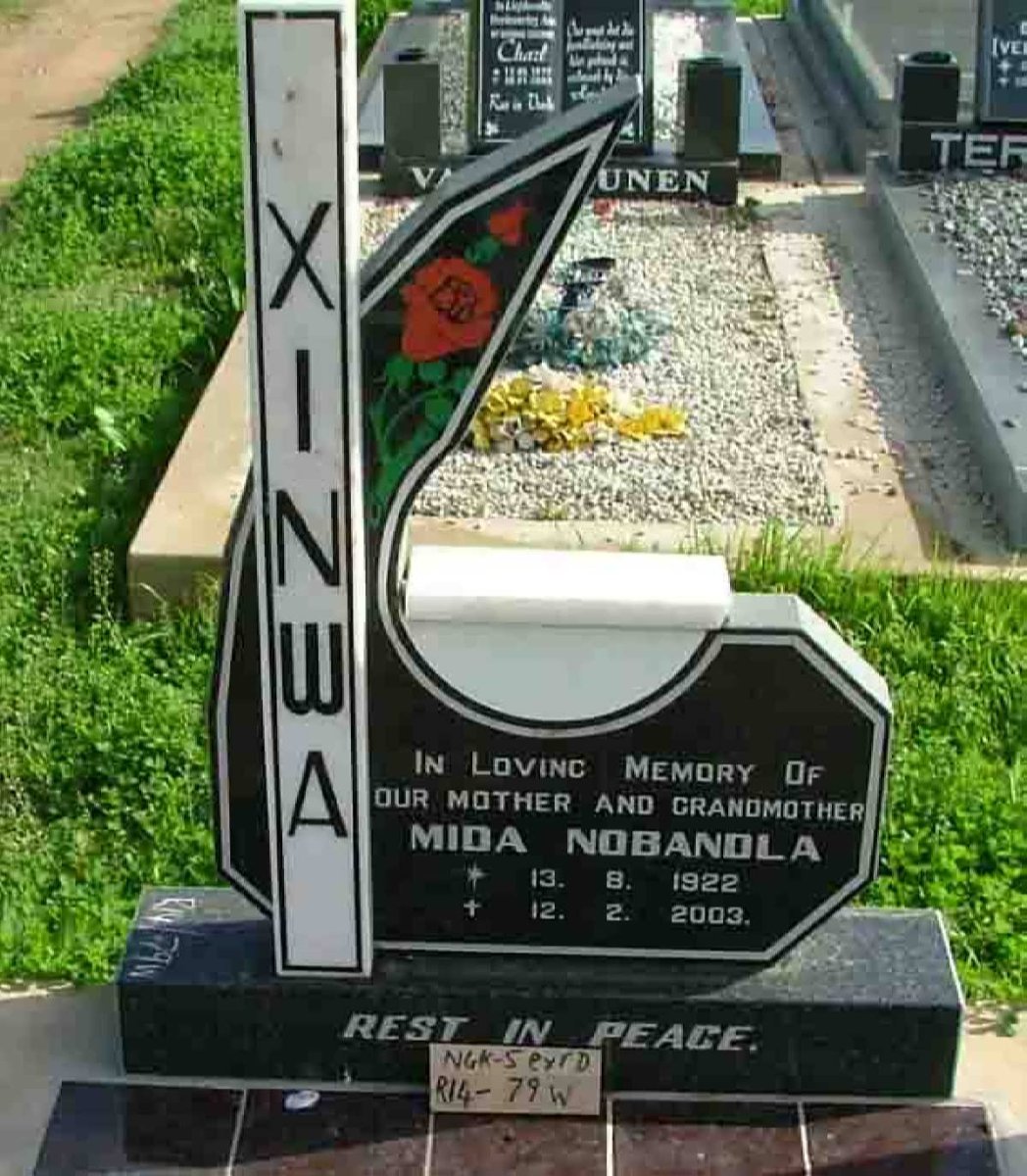 XINWA Mida Nqbandla 1922-2003