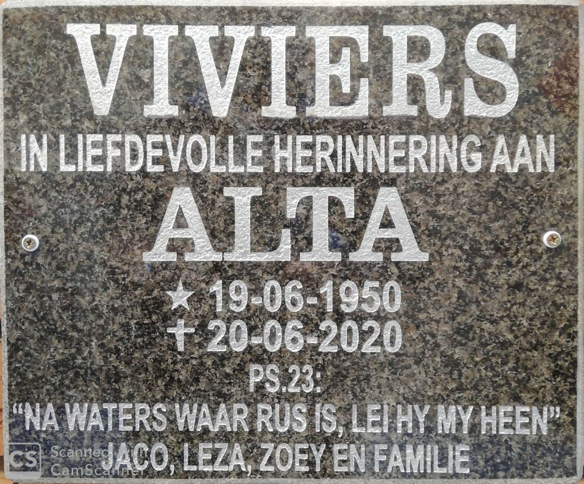 VIVIERS Alta 1950-2020