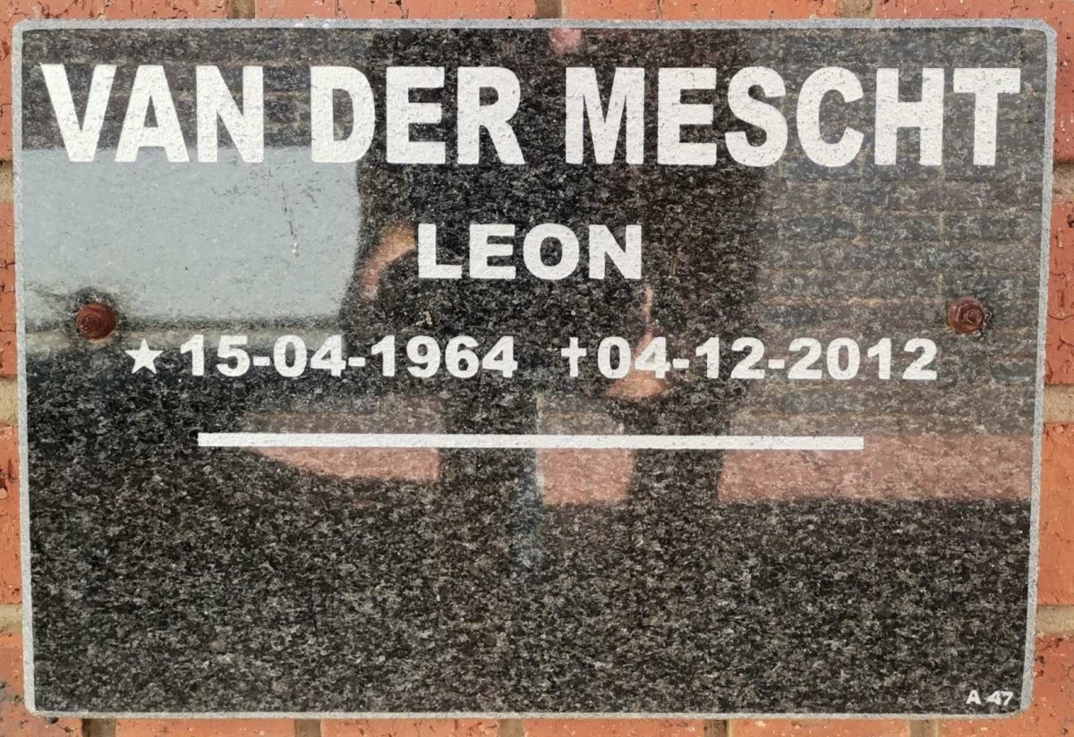 MESCHT Leon, van der 1964-2012