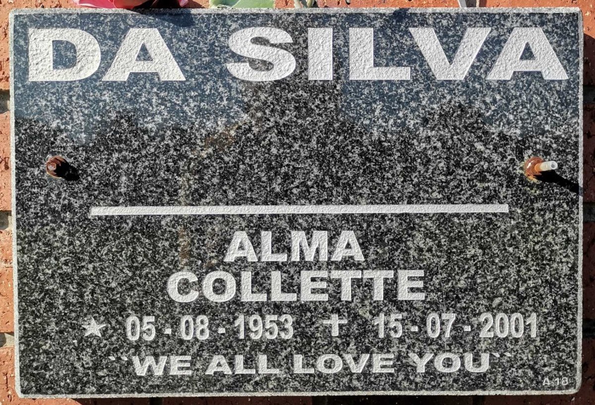 SILVA Alma Collette, da 1953-2001