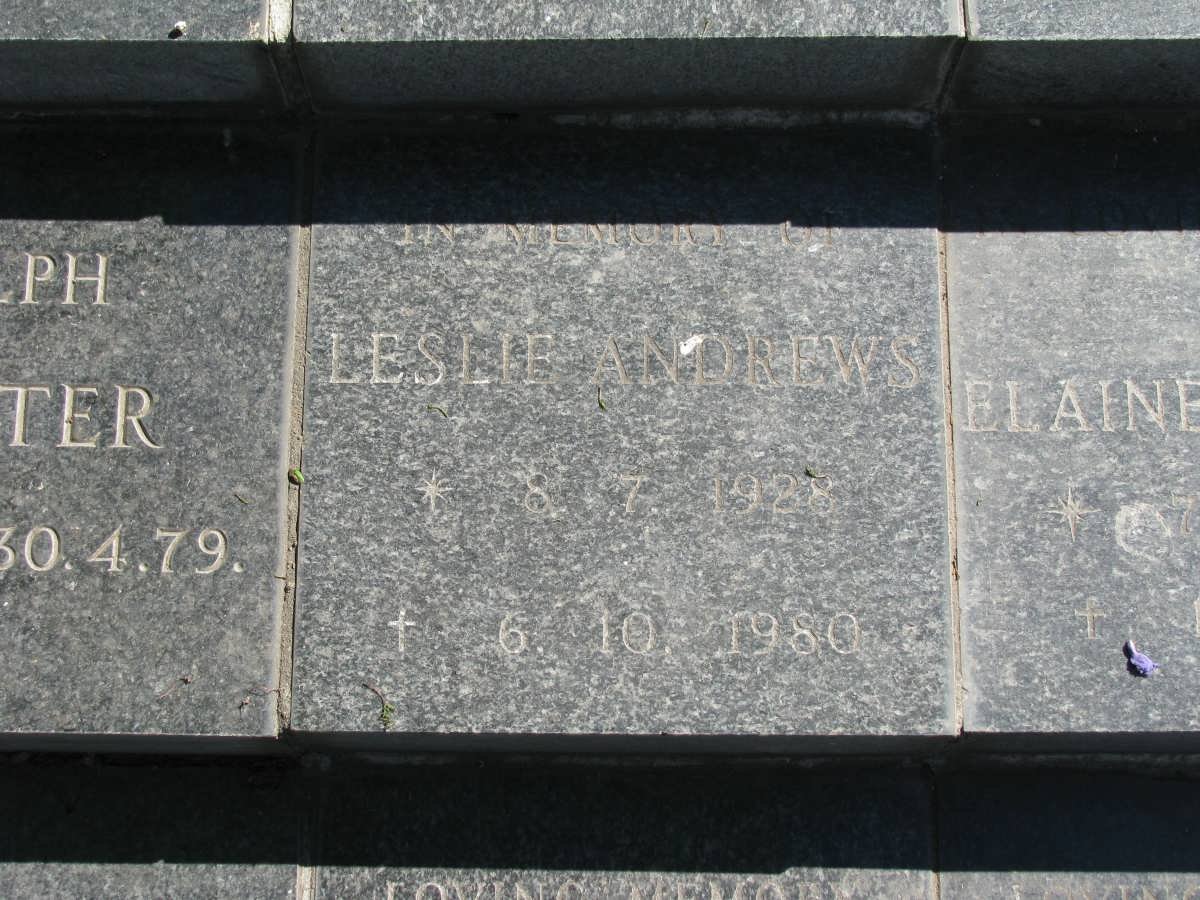 ANDREWS Leslie 1928-1980