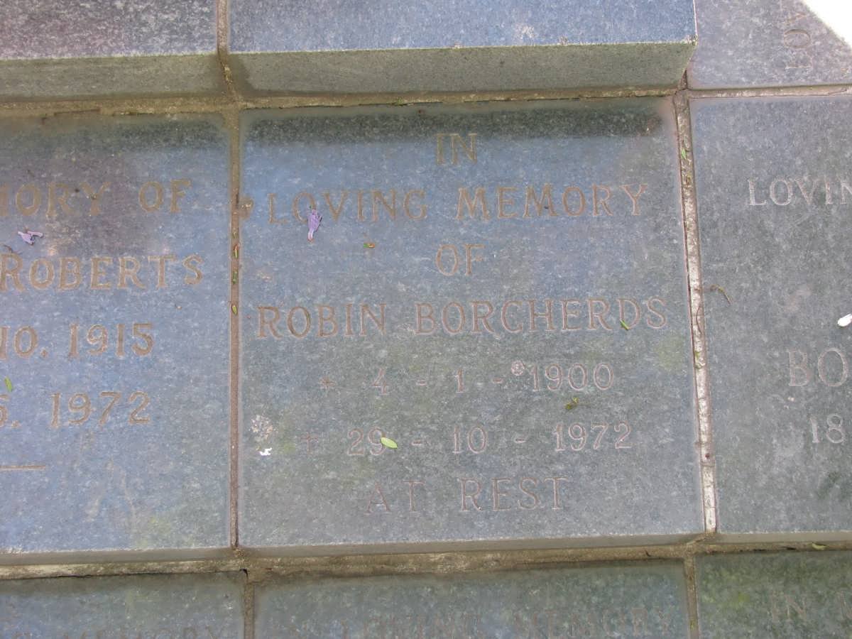 BORCHERDS Robin 1900-1972
