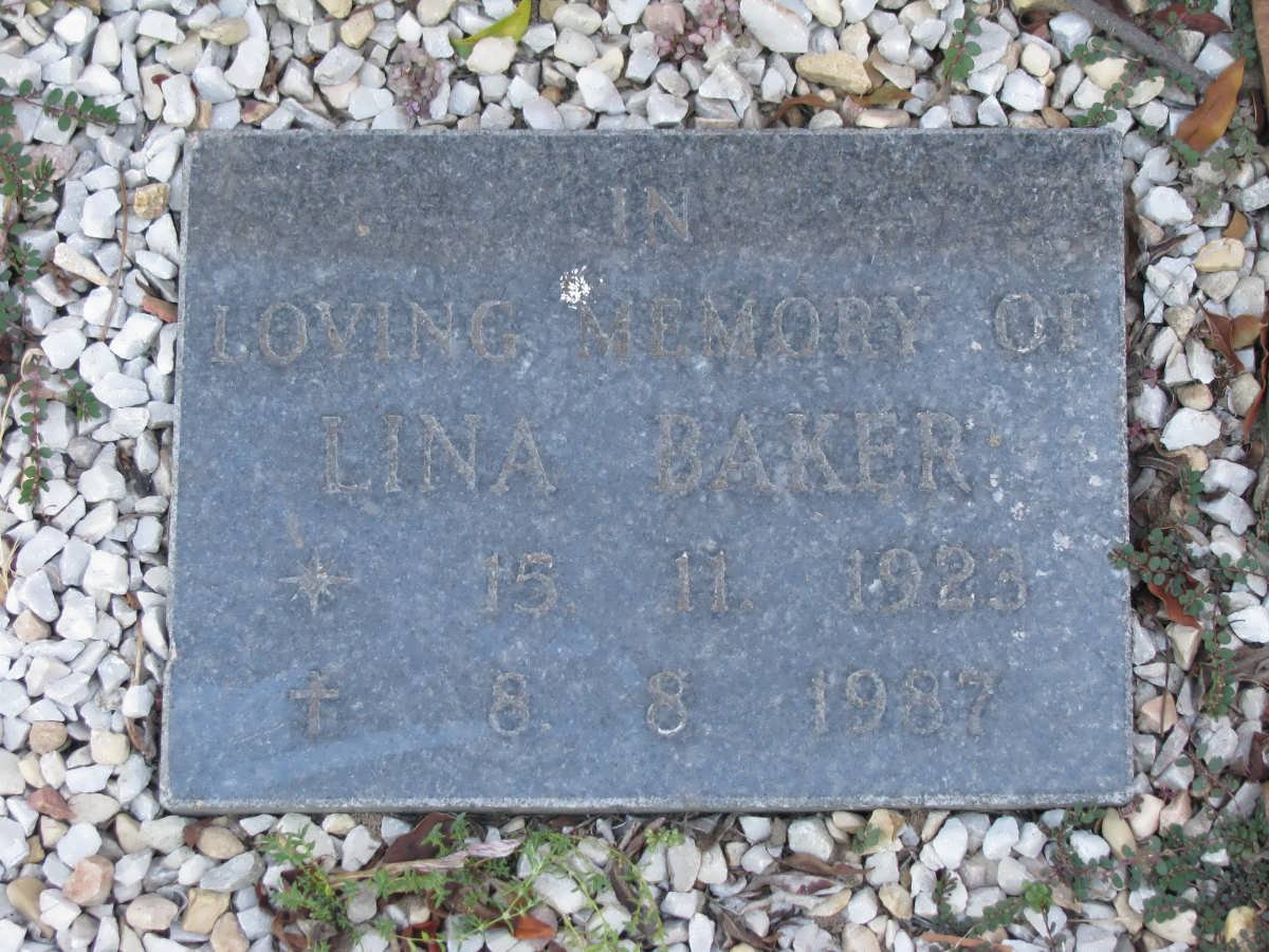 BAKER Lina 1923-1987