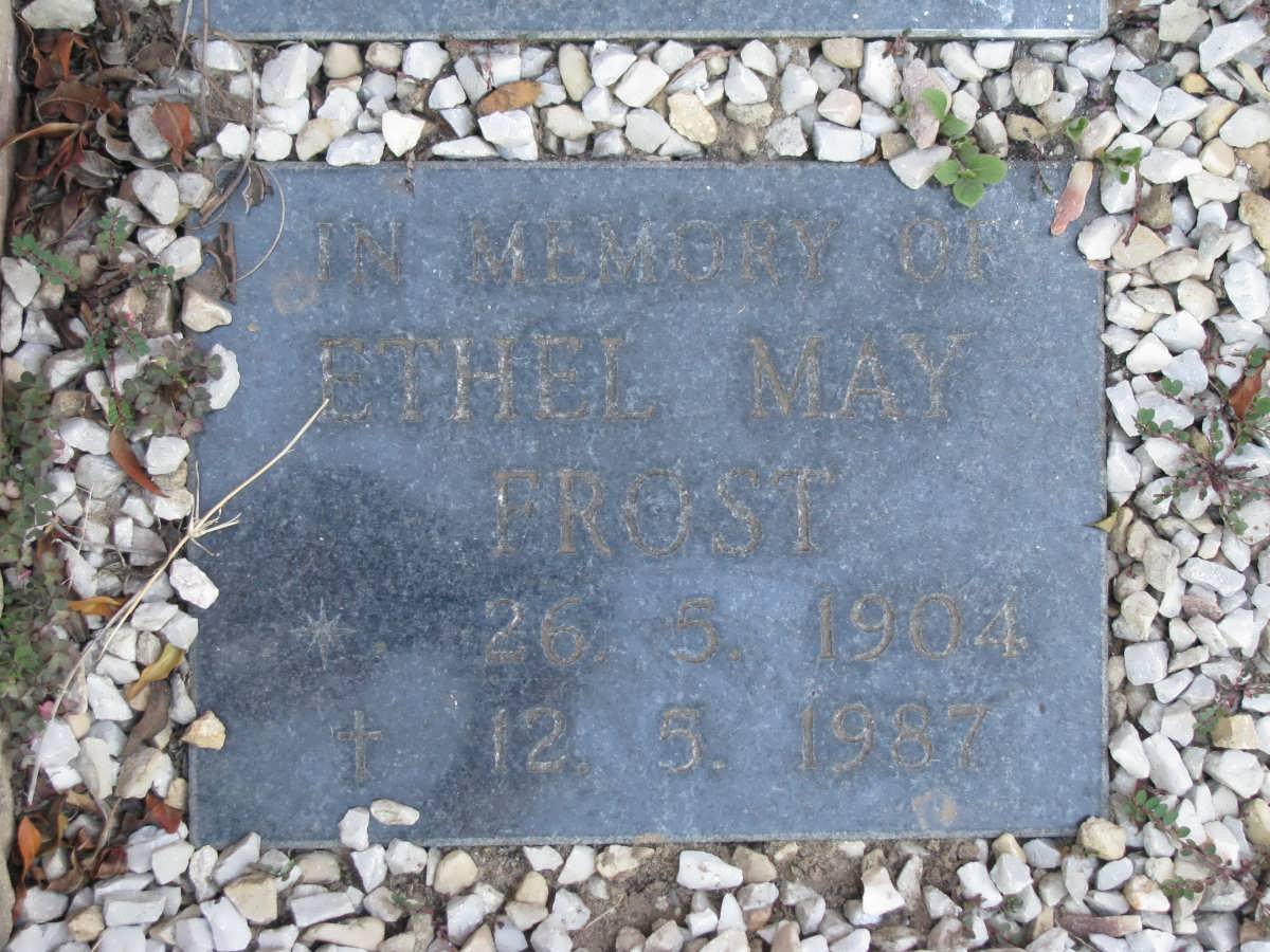 FROST Ethel May 1904-1987