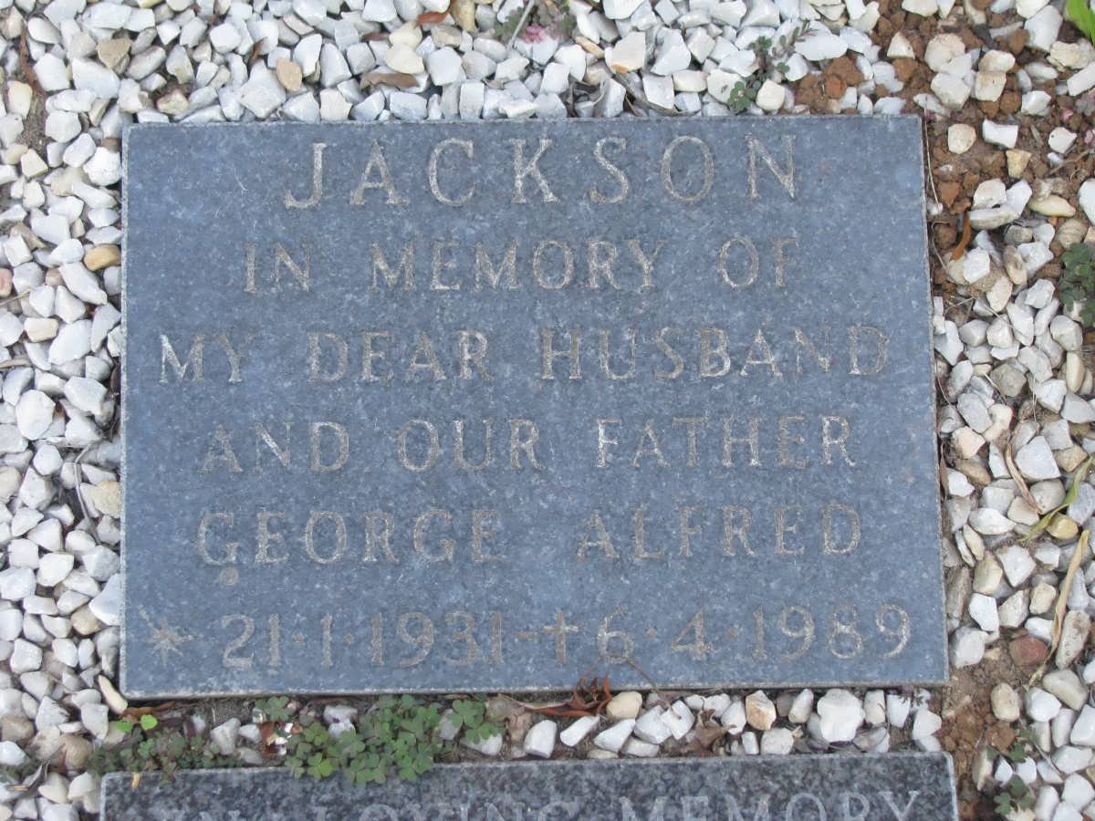 JACKSON George Alfred 1981-1989