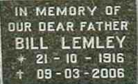 LEMLEY Bill 1916-2006