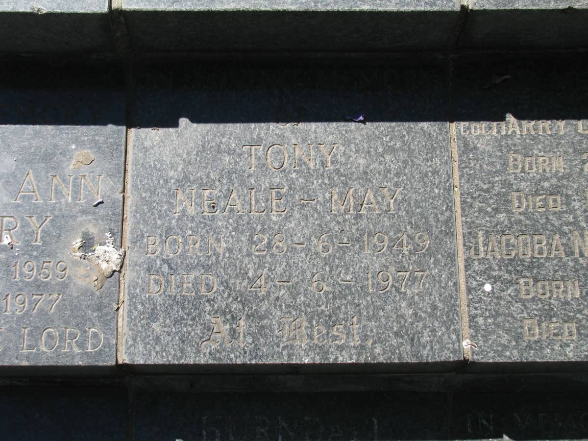 MAY Tony, Neale 1949-1977