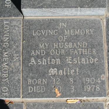 MALLET Ashton Eslaide 1904-1978