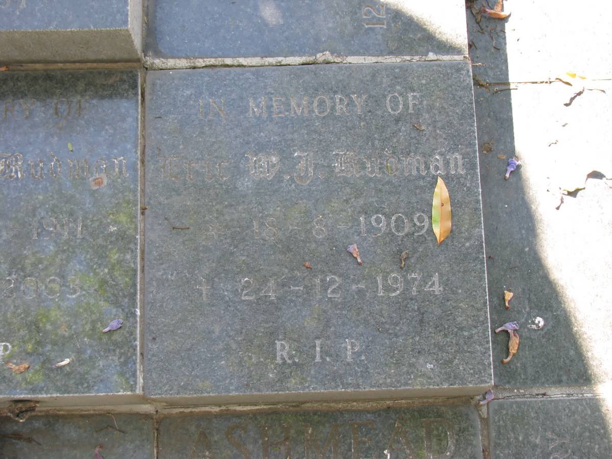 RUDMAN Eric M.J. 1909-1974