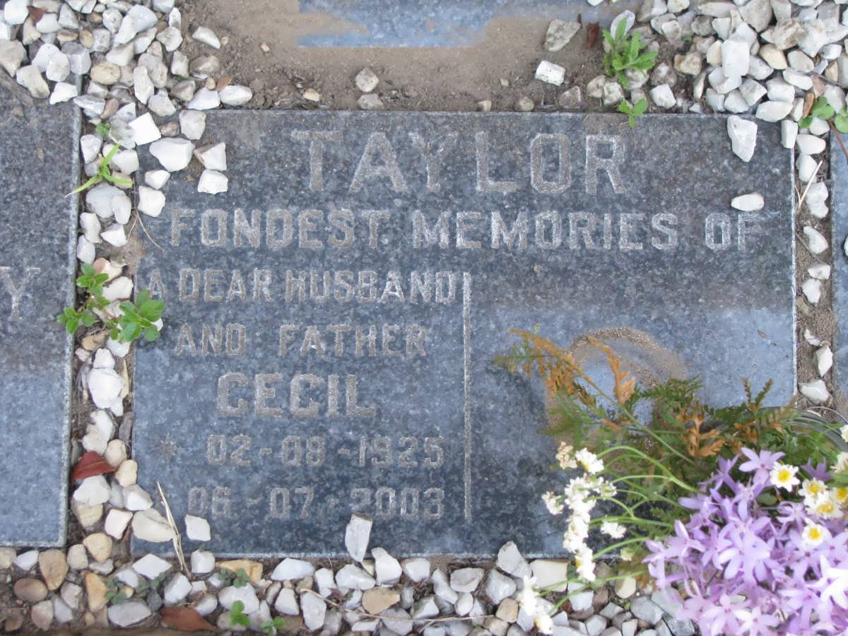 TAYLOR Cecil 1925-2003