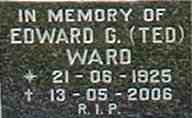 WARD Edward G. 1925-2006