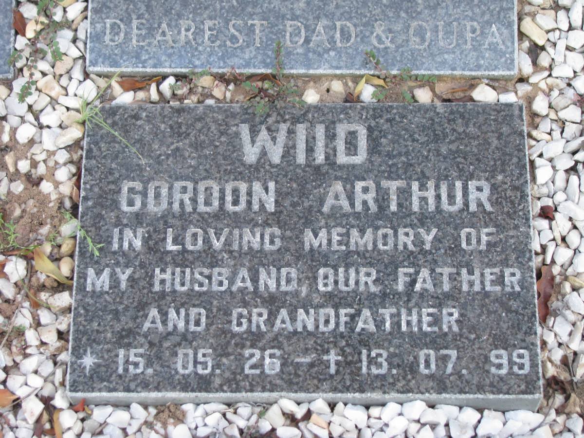 WIID Gordon Arthur 1926-1999