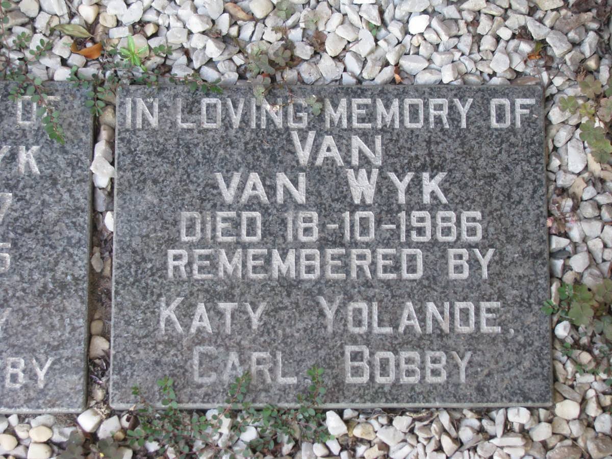WYK Van, van -1986