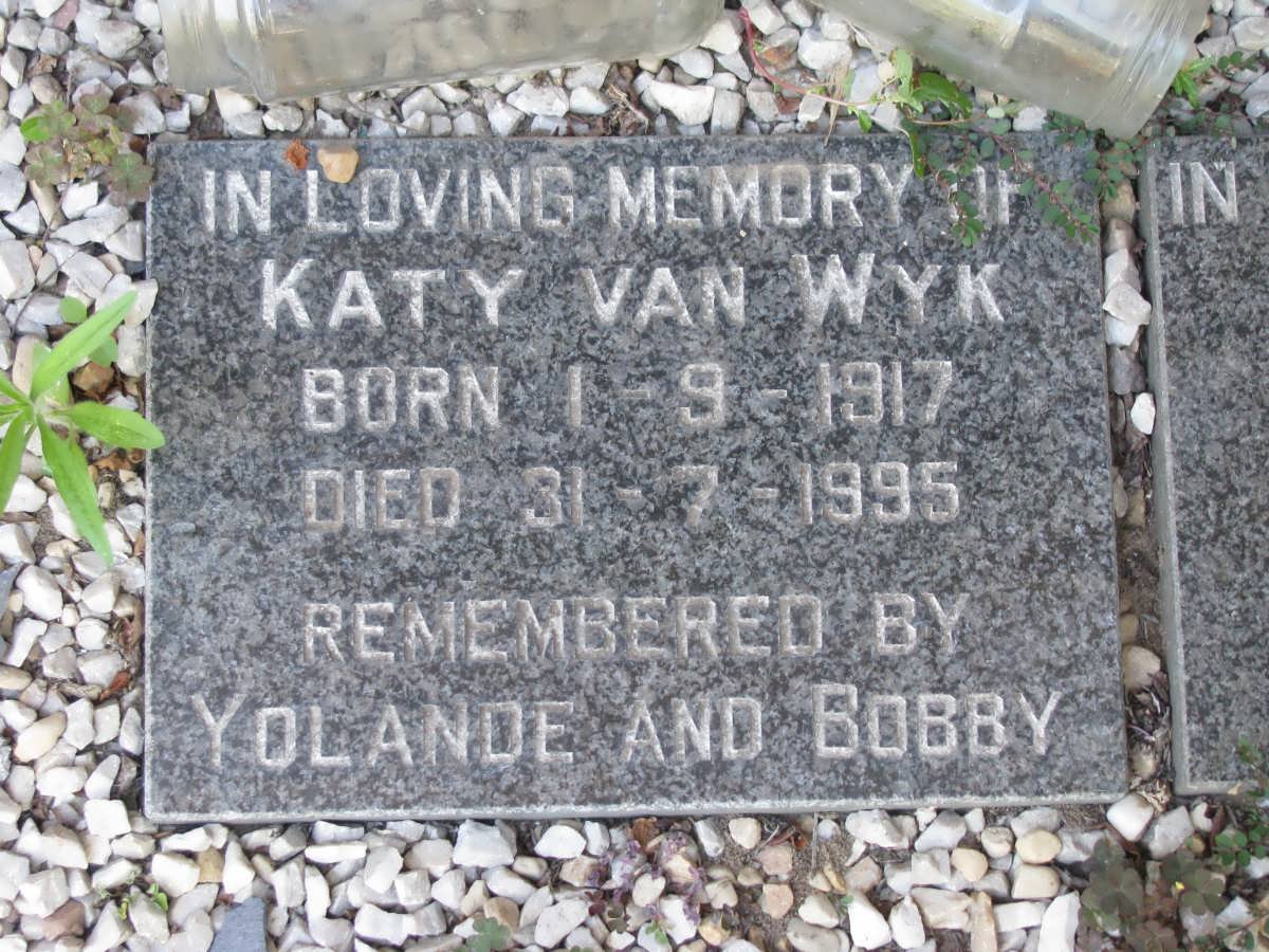 WYK Katy, van 1917-1995