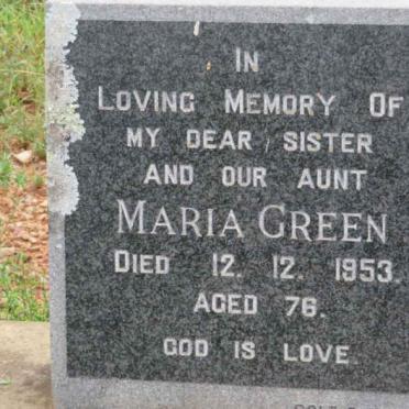 GREEN Maria -1953