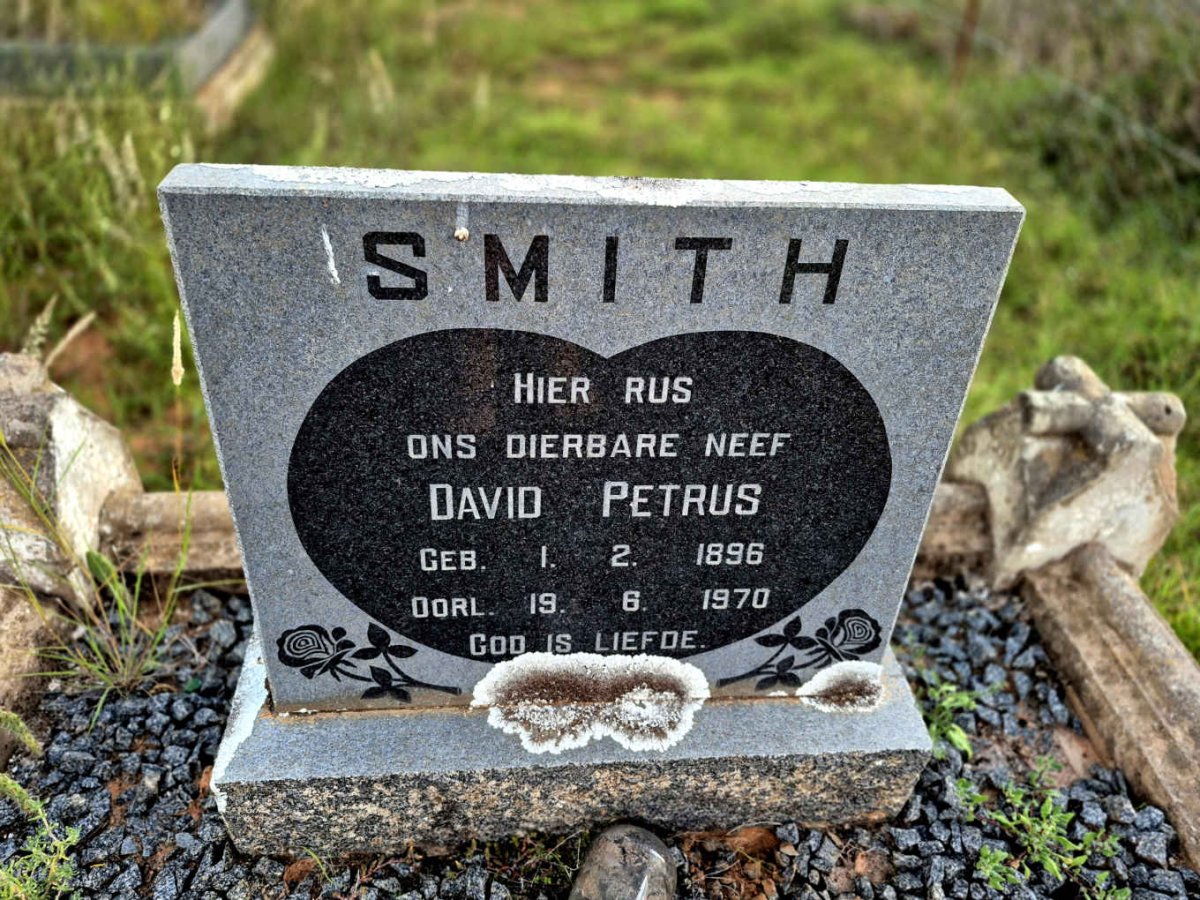 SMITH David Petrus 1896-1970