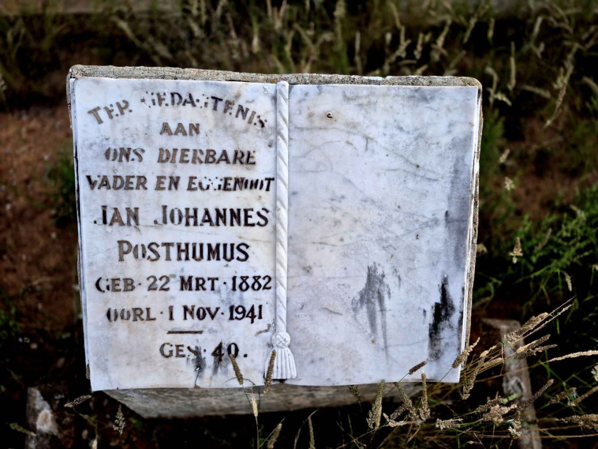 POSTHUMUS Jan Johannes 1882-1941