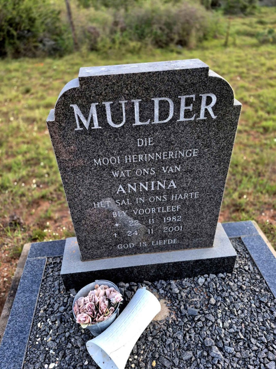 MULDER Annina 1982-2001