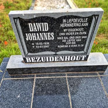 BEZUIDENHOUT Dawid Johannes 1936-2007