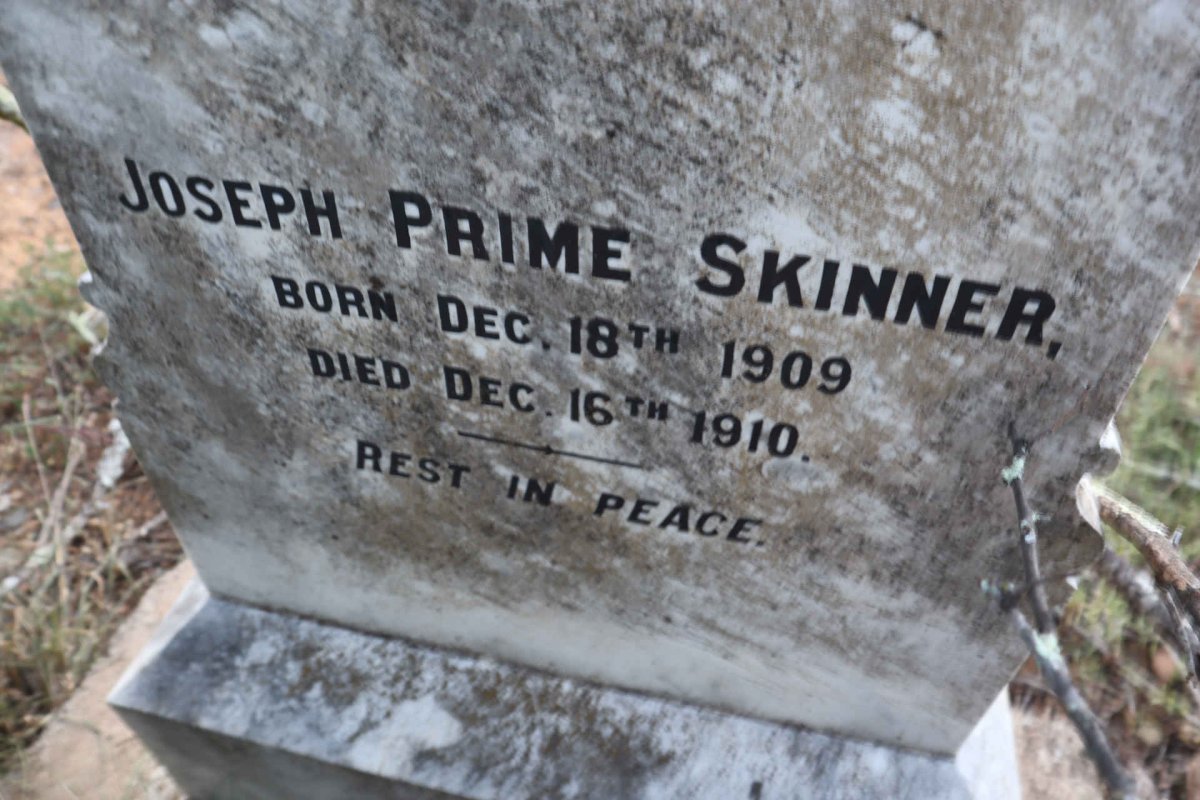 SKINNER Joseph Prime 1909-1910