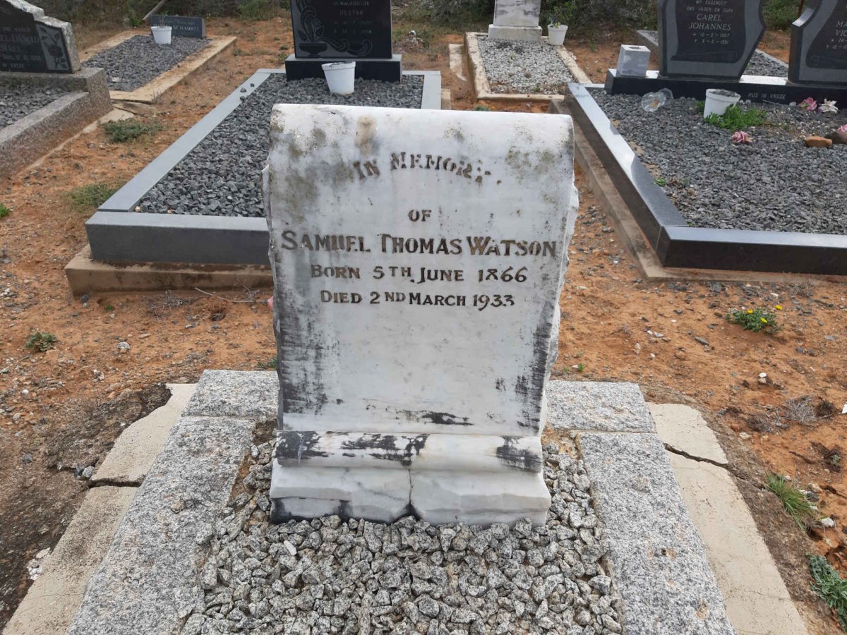 WATSON Samuel Thomas 1866-1933