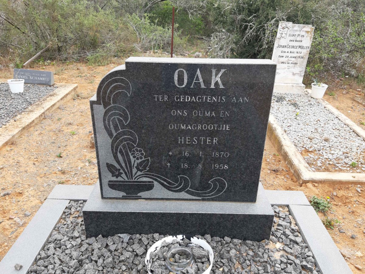 OAK Hester 1870-1958