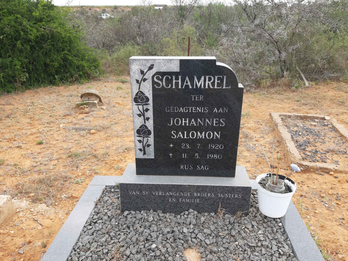 SCHAMREL Johannes Salomon 1920-1980