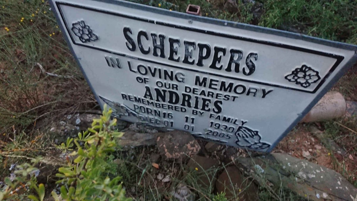SCHEEPERS Andries 1930-2005
