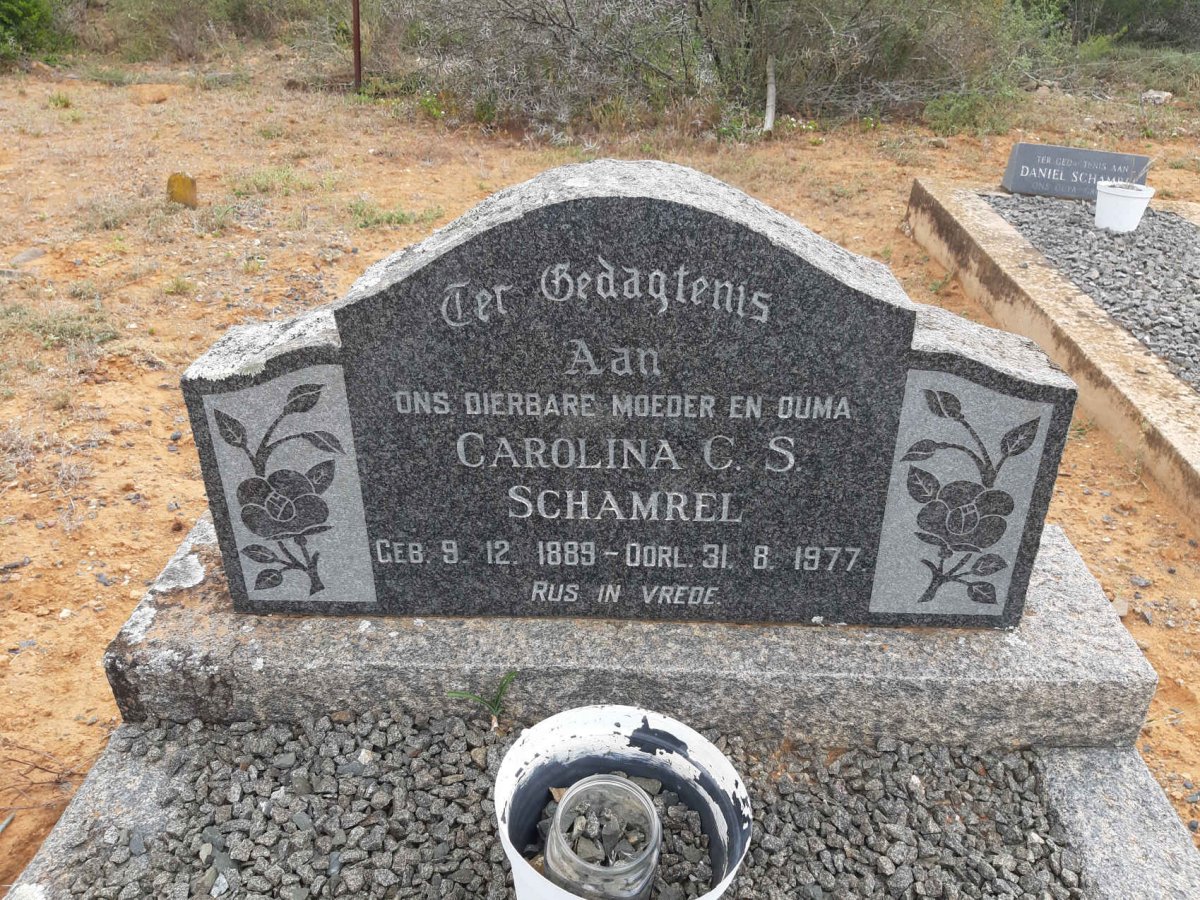 SCHAMREL Carolina C.S. 1889-1977