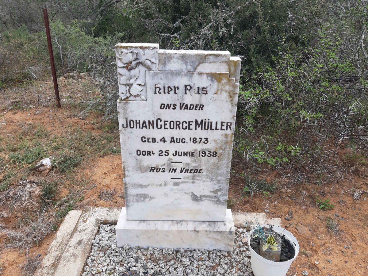 MULLER Johan George 1873-1938