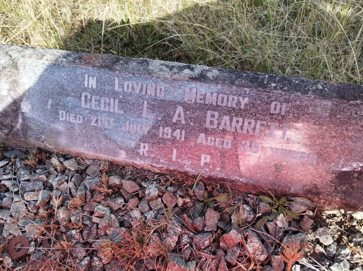 BARRETT Cecil L.A. -1941
