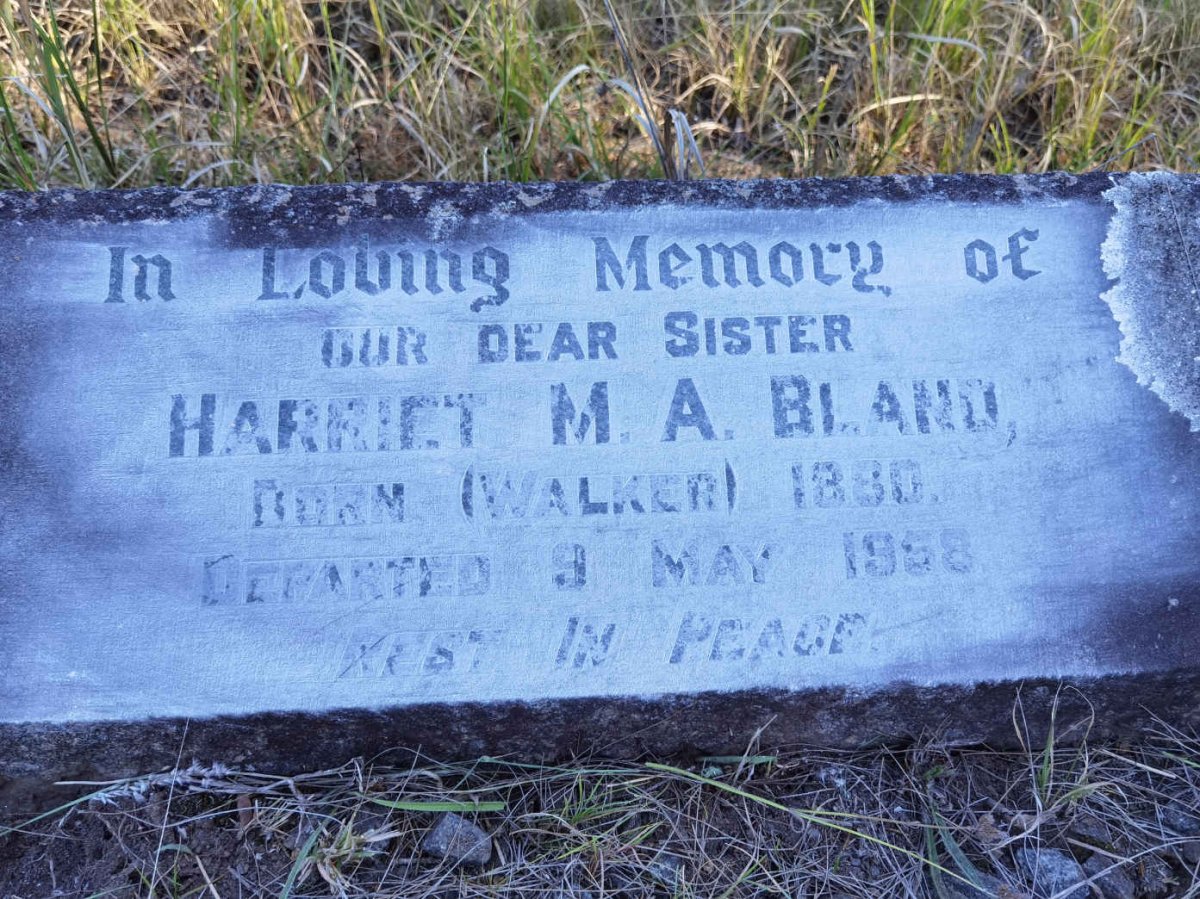 BLAND Harriet M.A. nee WALKER 1880-1958