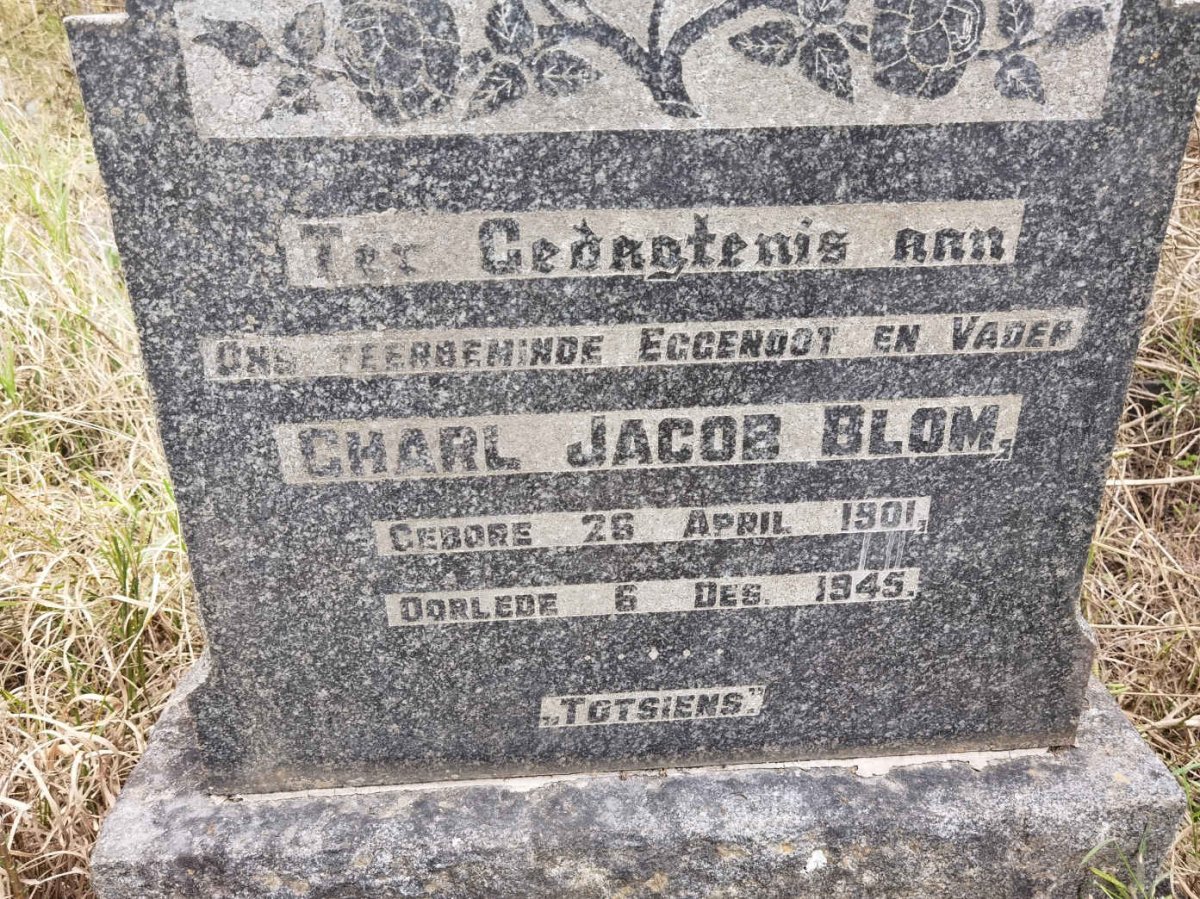 BLOM Charl Jacob 1901-1945