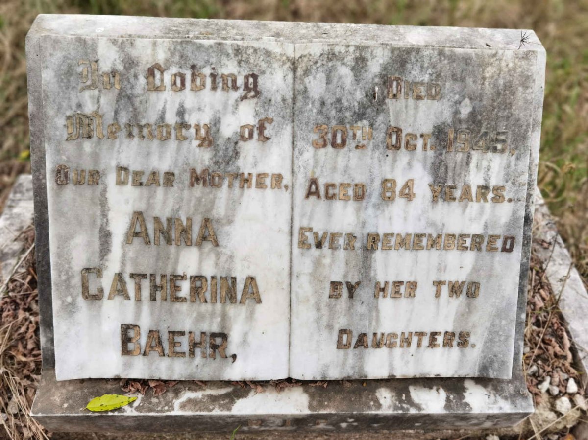 BAEHR Anna Catherina -1945