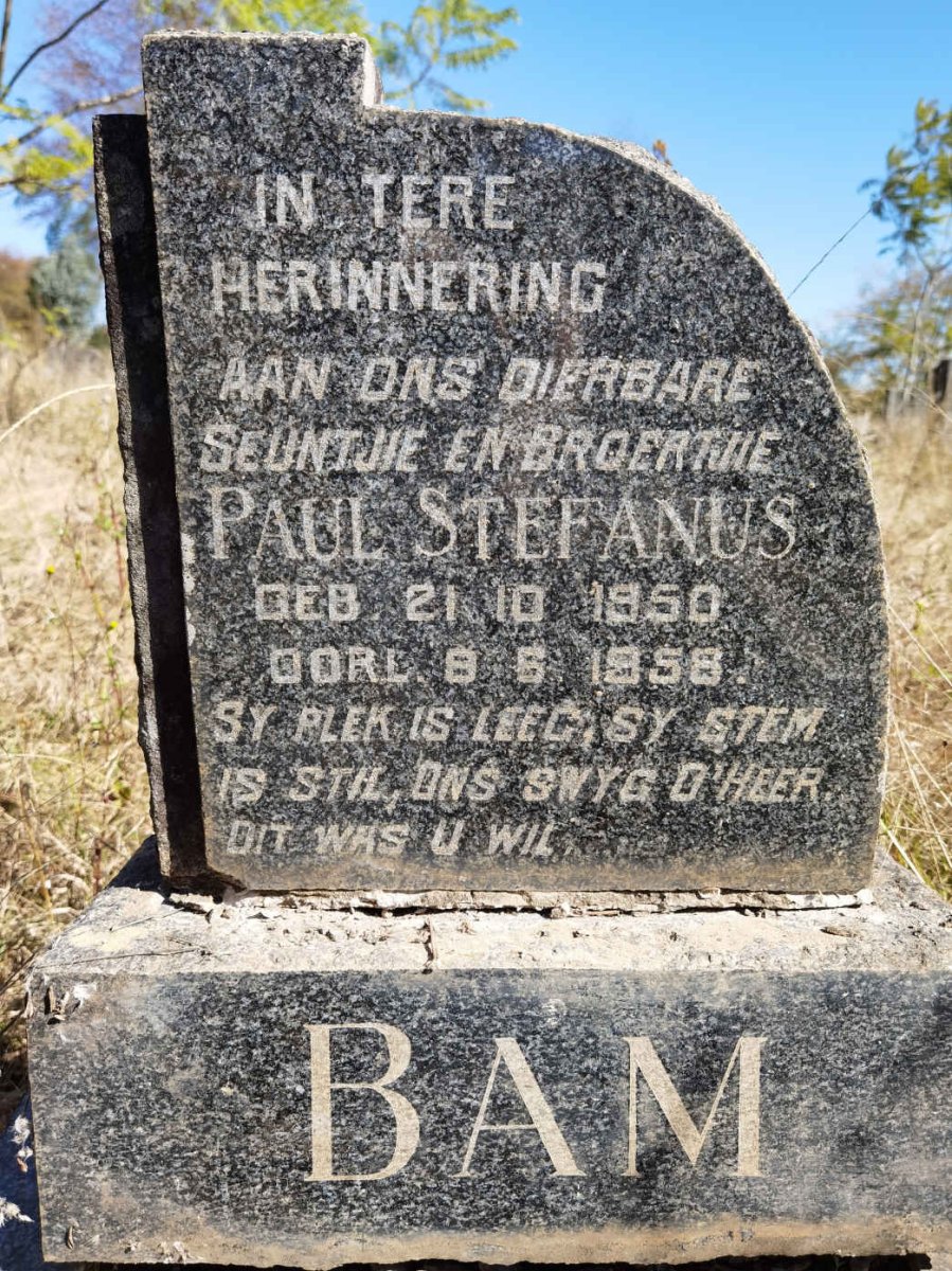 BAM Paul Stefanus 1950-1958